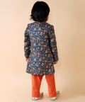 Floral Kurta With Churidar