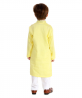 Yellow Collar Mirror Kurta
