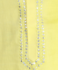 Yellow Collar Mirror Kurta