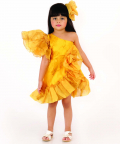 Yellow Marble Dress