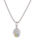 Cupcake Pendant And Chain
