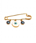 Evil Eye Diaper Pin Gold