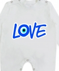 Love evil eye romper 