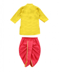 Ganesh Embroidery Patch Work Kurta And Dhoti