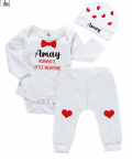 Mommy's Little Valentine Romper Set