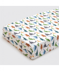 Dinosaurs Organic Crib Sheet
