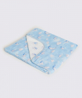 Celestial Blue Organic Reversible Blanket