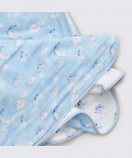 Celestial Blue Organic Reversible Blanket