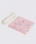 Celestial Pink Organic Swaddle Set