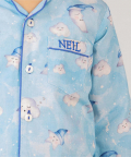 Celestial Blue Organic Pajama Set