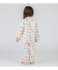 Alphabets Pink Organic Pajama Set
