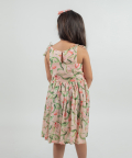 Muslin Printed Knot Dress