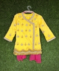Handwork Diya And Ghungroo Sharara Set