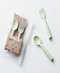 Miniware My First Cutlery Fork & Spoon Set  Key Lime