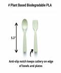 Miniware My First Cutlery Fork & Spoon Set  Key Lime