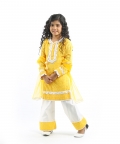 Yellow Chikankari Kurta Set