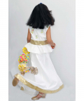 Lehenga Set with Peplum Blouse with Organza Dupatta
