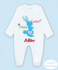 Personalised Bunny Wishing Easter Romper