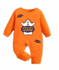 Printed Halloween Romper