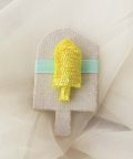 Popsicle Hair Ties,Yellow