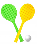 Plastic Badminton Racket Set for Kids | Badminton Set Indoor & Outdoor Game for Kids (Made in India)
