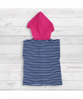 Zippy Sleevless Hoodie Pink