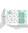 Pep Play Doodle Placemats Set Vehicle Series