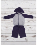 Hoody Sweatshirt With Shorts