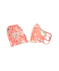 Coral Chidiya Print Structured 3 Ply Mask With Pouch