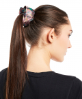Set Of 5 Assorted Silkmul Scrunchies In Signature Prints