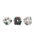 Set Of 3 Assorted Silkmul Scrunchies In Signature Prints