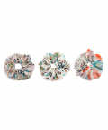 Set Of 3 Assorted Silkmul Scrunchies In Signature Prints