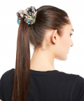 Set Of 3 Assorted Silkmul Scrunchies In Signature Prints