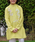 Floating Leaves Kurta Set