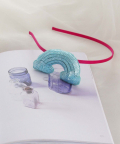 Rainbow Hairband,Blue