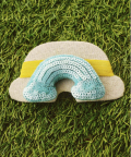 Rainbow Hair Ties,Light Blue