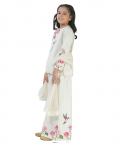 Resham Embroidery Kurta & Sharara with Dupatta