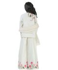 Resham Embroidery Kurta & Sharara with Dupatta