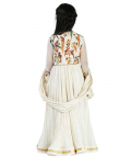 Crinkled Ghera Anarkali with Churidar & Dupatta