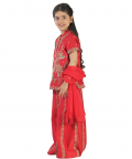 Resham Embroidery Top With Garara & Dupatta