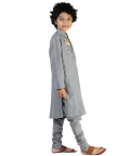 Resham Embroidery Kurta with Churidar
