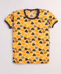 Royal Brats Night Wear with a Heart AOP -Yellow