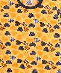 Royal Brats Night Wear with a Heart AOP -Yellow