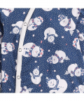 Royal Brats Snowman Print Romper Combo Set