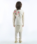 Ivory Bundi Jacket With Kurta Set