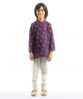 Indigo Printed Kurta Set