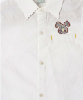 Animal Patch Casual Shirt
