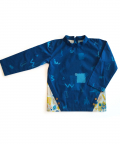 Inky Smudge Drop Collar T-Shirt