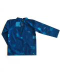 Inky Smudge Drop Collar T-Shirt