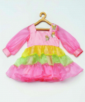 Orgnenza Tri Colour Dress